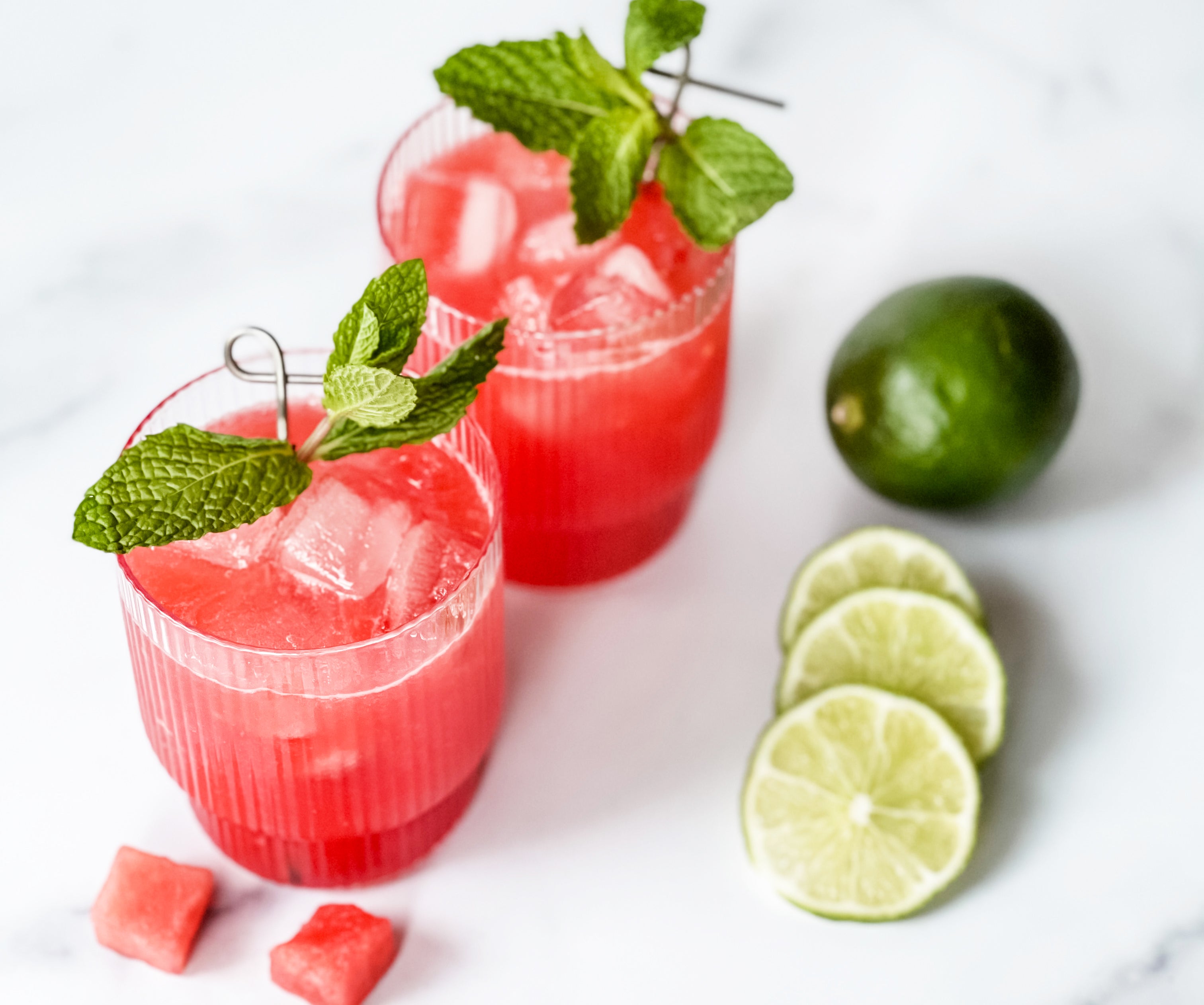 Watermelon Rum Smash ZeroProof Cocktails Ritual Zero Proof